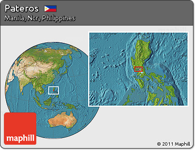 Satellite Location Map of Pateros