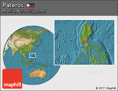 Satellite Location Map of Pateros