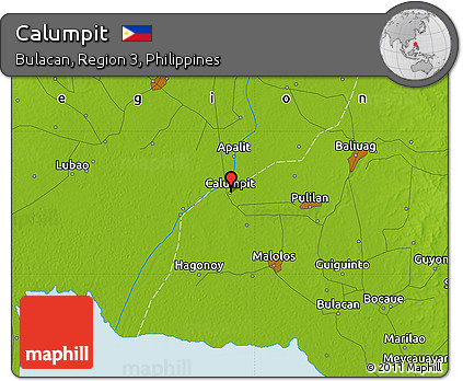 Physical Map of Calumpit