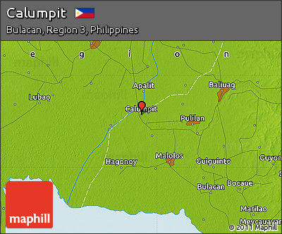 Physical Map of Calumpit