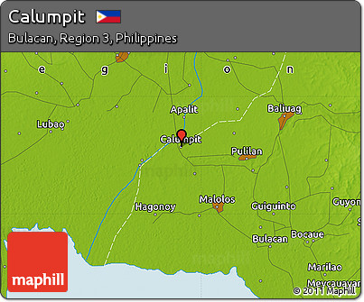 Physical Map of Calumpit