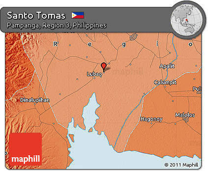 Sto Tomas Pampanga Map Free Political Map Of Santo Tomas