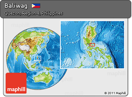 Physical Location Map of Baliwag