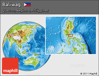 Physical Location Map of Baliwag