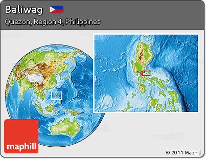 Physical Location Map of Baliwag