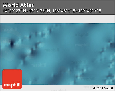 Satellite 3D Map of the Area around 14° 46' 42" N, 129° 16' 30" E