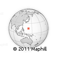 Outline Map of the Area around 14° 46' 42" N, 139° 28' 29" E, rectangular outline
