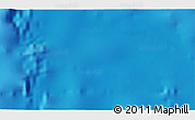 Physical 3D Map of the area around 14° 46' 42" N, 140° 19' 29" E