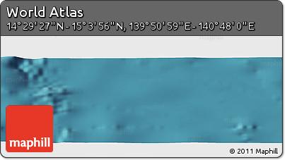 Satellite Panoramic Map of the Area around 14° 46' 42" N, 140° 19' 29" E