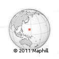 Outline Map of the Area around 14° 46' 42" N, 145° 25' 30" E, rectangular outline