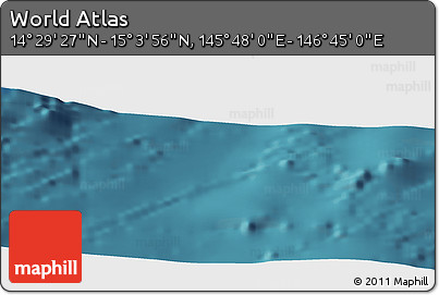 Satellite Panoramic Map of the Area around 14° 46' 42" N, 146° 16' 30" E