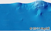 Physical 3D Map of the area around 14° 46' 42" N, 159° 1' 30" E