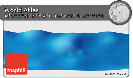Physical Panoramic Map of the Area around 14° 46' 42" N, 166° 40' 30" E