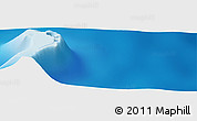 Shaded Relief Panoramic Map of the area around 14° 46' 42" N, 169° 13' 29" E