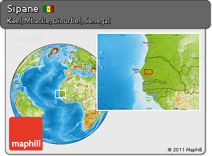 Physical Location Map of Sipane
