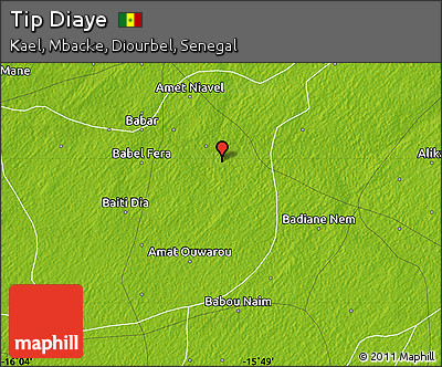 Physical Map of Tip Diaye