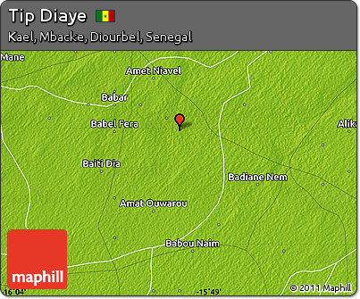 Physical Map of Tip Diaye