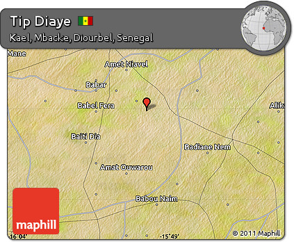 Satellite Map of Tip Diaye