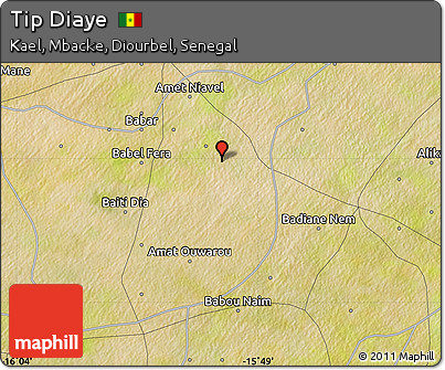 Satellite Map of Tip Diaye
