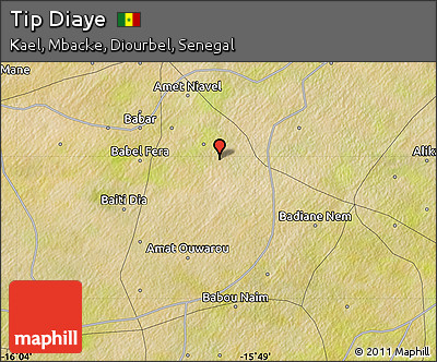 Satellite Map of Tip Diaye