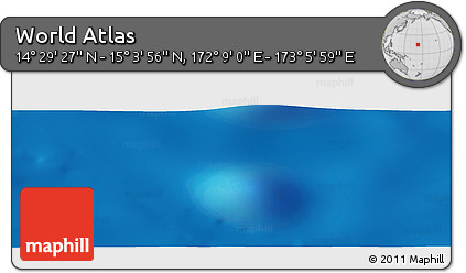 Physical Panoramic Map of the Area around 14° 46' 42" N, 172° 37' 30" E