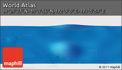 Physical Panoramic Map of the Area around 14° 46' 42" N, 172° 37' 30" E