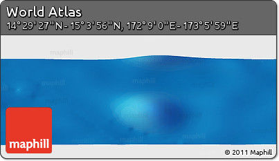 Physical Panoramic Map of the Area around 14° 46' 42" N, 172° 37' 30" E