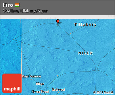 Political 3D Map of Firo
