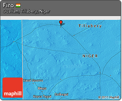 Political 3D Map of Firo