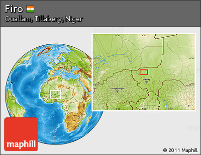 Physical Location Map of Firo