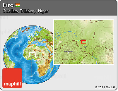 Physical Location Map of Firo