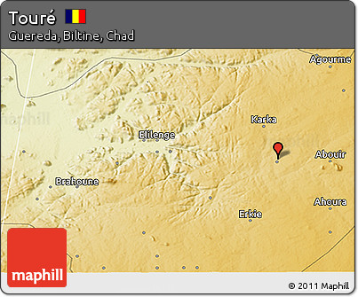Physical 3D Map of Touré