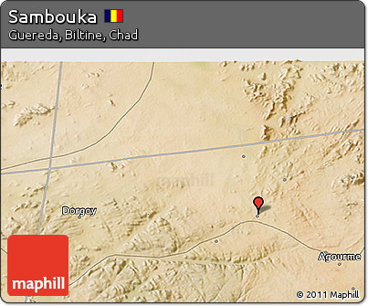 Satellite 3D Map of Sambouka