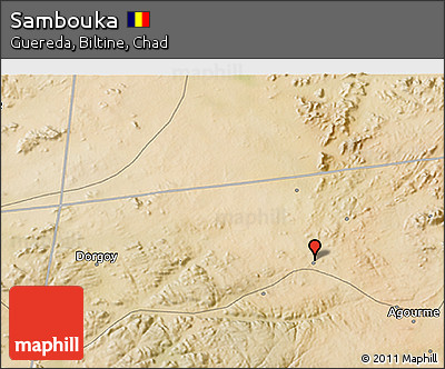 Satellite 3D Map of Sambouka