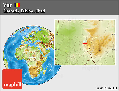 Physical Location Map of Yar