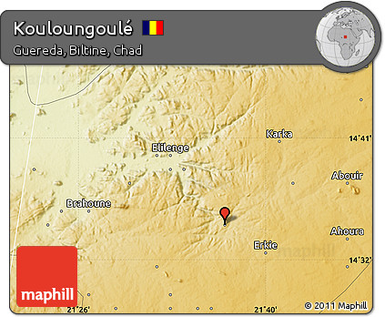 Physical Map of Kouloungoulé