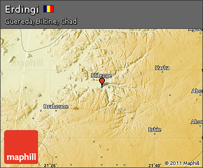 Physical Map of Erdingi