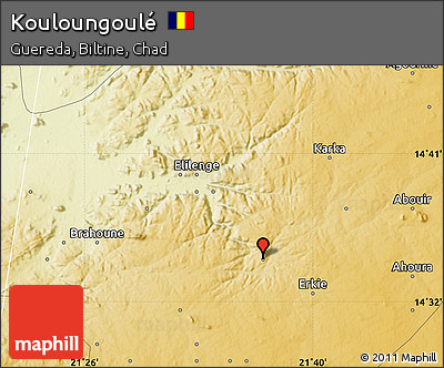 Physical Map of Kouloungoulé