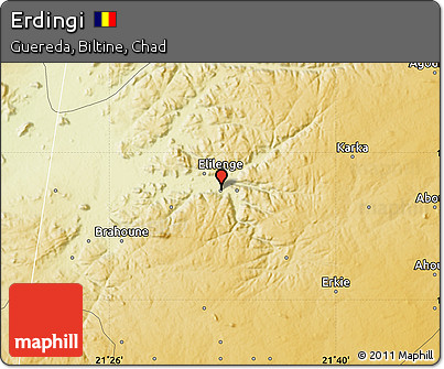 Physical Map of Erdingi