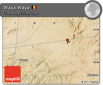 Satellite Map of Waya Waya