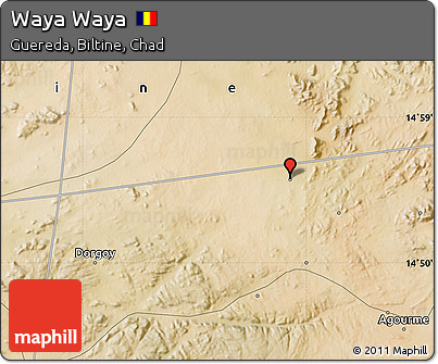 Satellite Map of Waya Waya