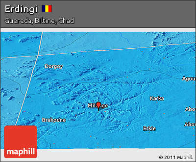 Political Panoramic Map of Erdingi