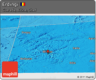 Political Panoramic Map of Erdingi