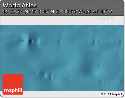 Satellite 3D Map of the Area around 14° 46' 42" N, 21° 10' 29" W