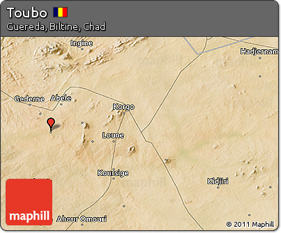 Satellite 3D Map of Toubo