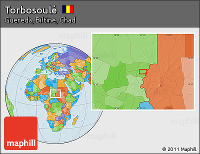 Political Location Map of Torbosoulé