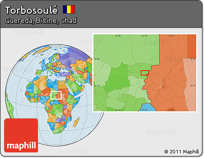 Political Location Map of Torbosoulé