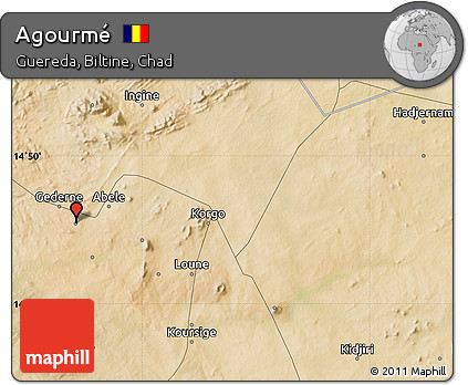 Satellite Map of Agourmé