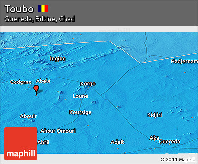 Political Panoramic Map of Toubo