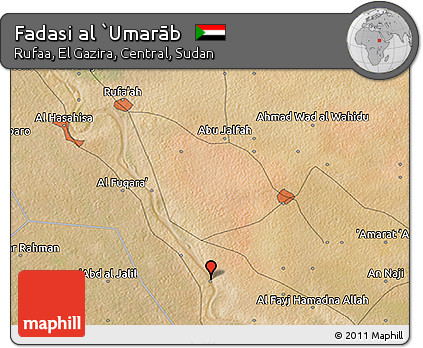 Satellite 3D Map of Fadasi Al `Umarāb